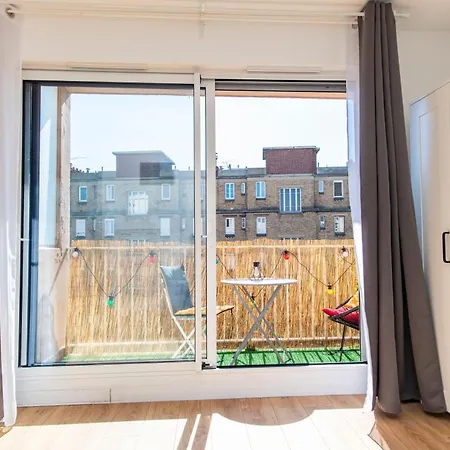 Sunny Quiet Apt W Balcony At L14 Pont Cardinet Apartment *